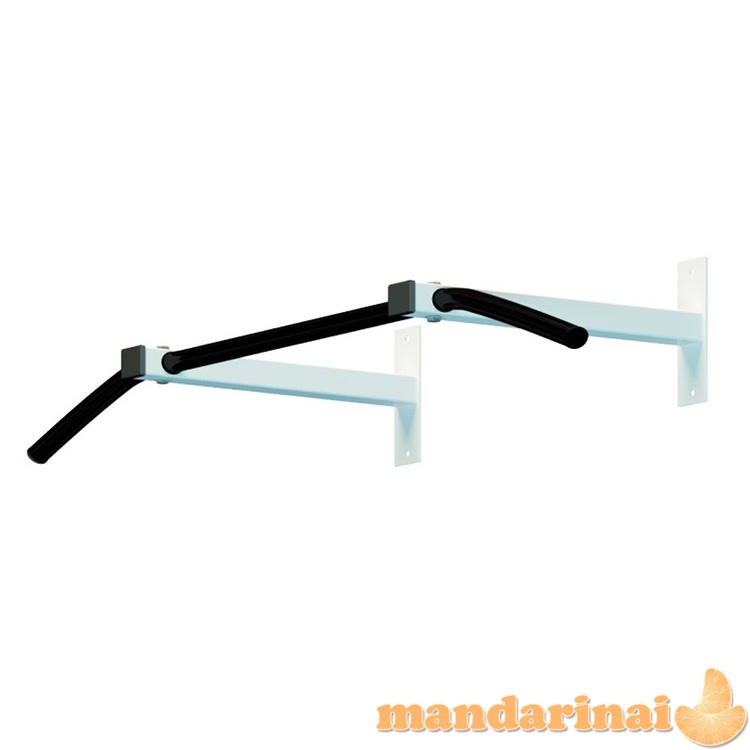 Prie sienos montuojamas skersinis SANRO PK-2 baltas-juodas, iki 150kg