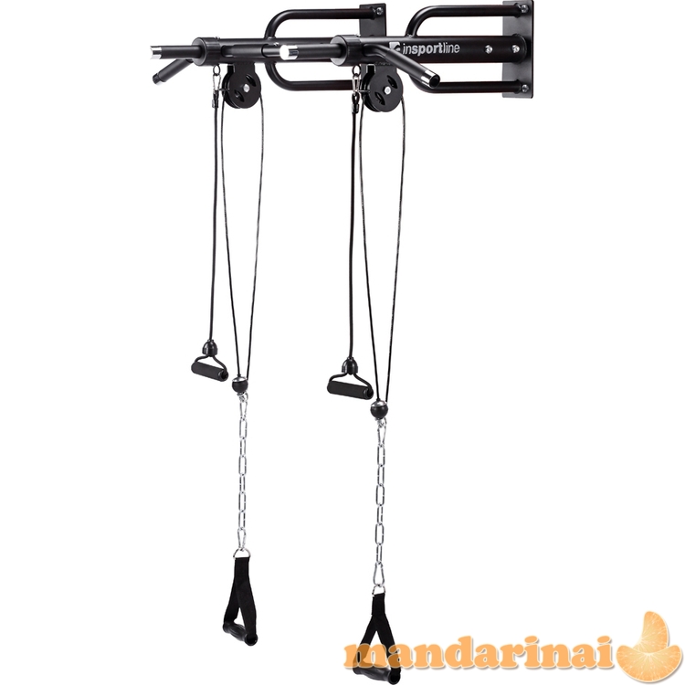 Prisitraukimų skersinis su skriemuoliais inSPORTline RK180, be adapterių