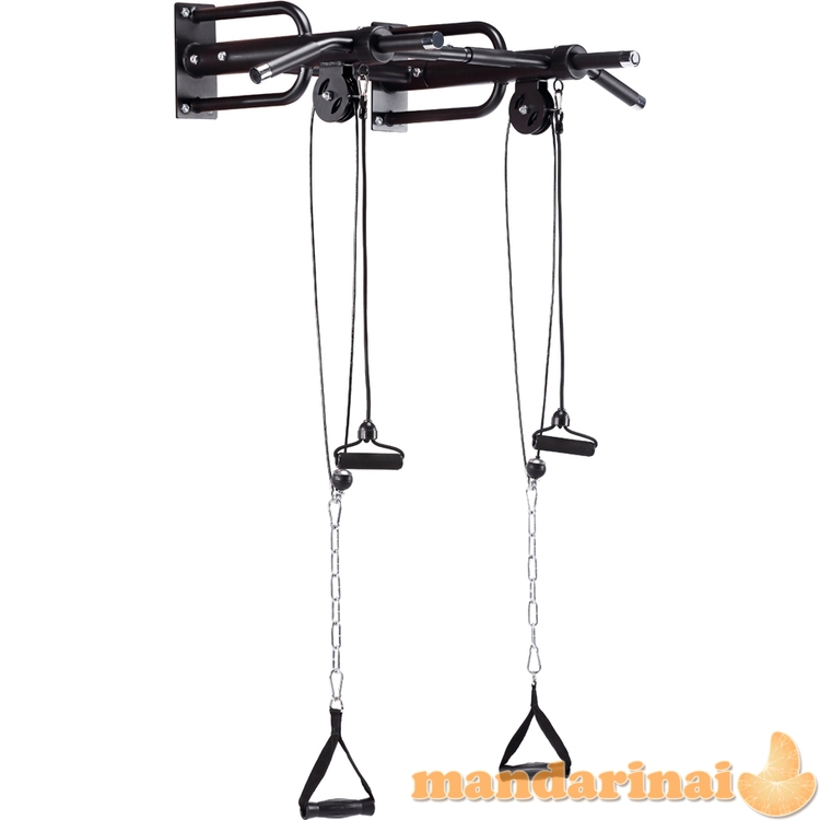 Prisitraukimų skersinis su skriemuoliais inSPORTline RK180, be adapterių