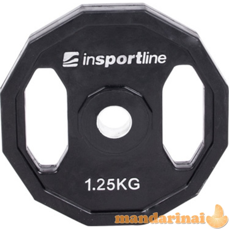 Guma dengtas svorio diskas inSPORTline Ruberton 1,25 kg