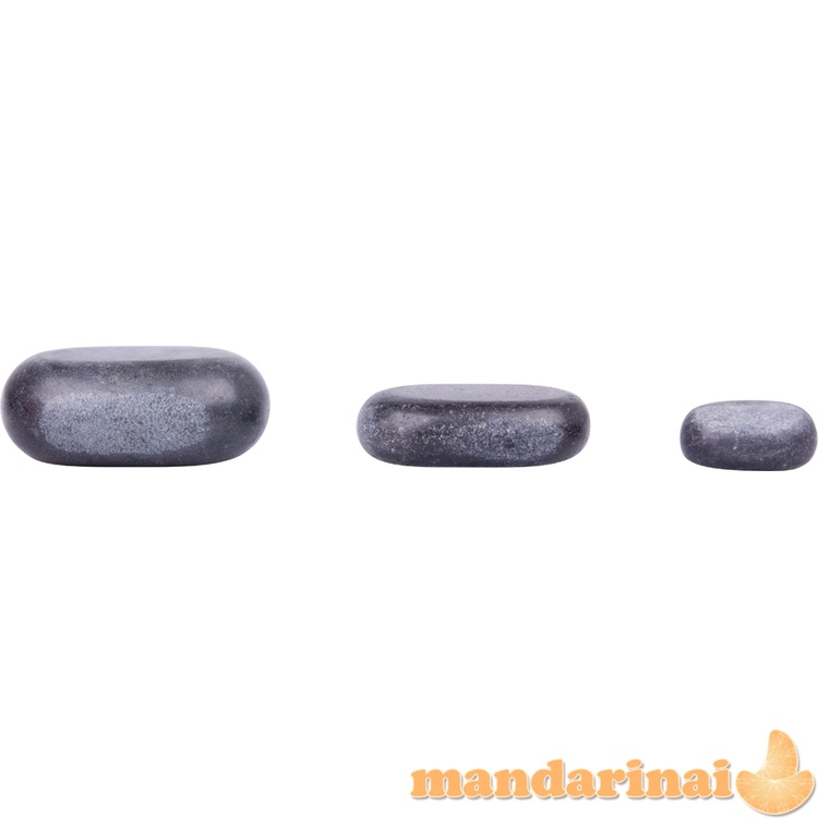 Lavos masažo akmenų rinkinys inSPORTline Basalt Stone 12 vnt.