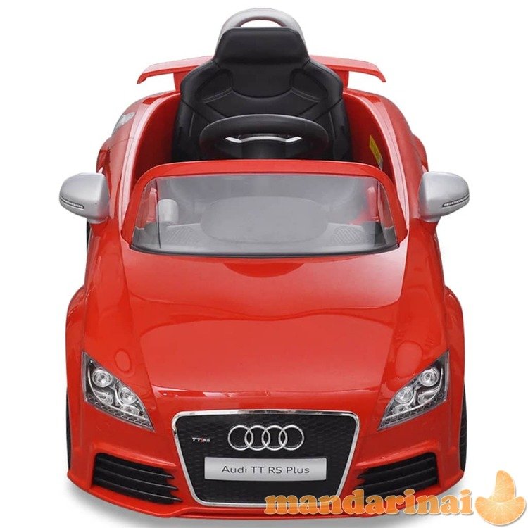 Audi tt rs vaikiškas automobilis su nuotoliniu valdymu, raudonas