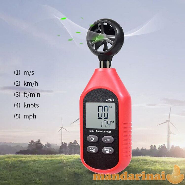 Anemometras su Bluetooth funkcija | Mandarinai.lt