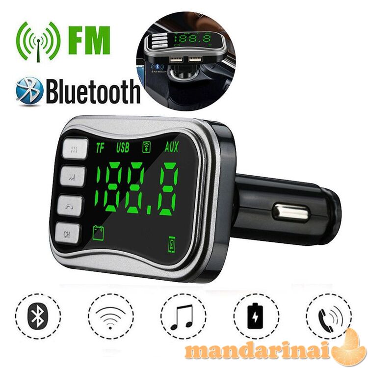 FM Bluetooth moduliatorius su laisvų rankų įranga