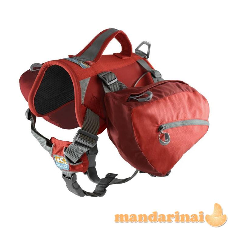 Krepšys šuniui Baxter Backpack (šunims 14-38 kg), raudonas
