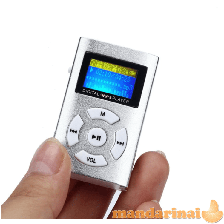 Mini MP3 grotuvas su LCD ekranu