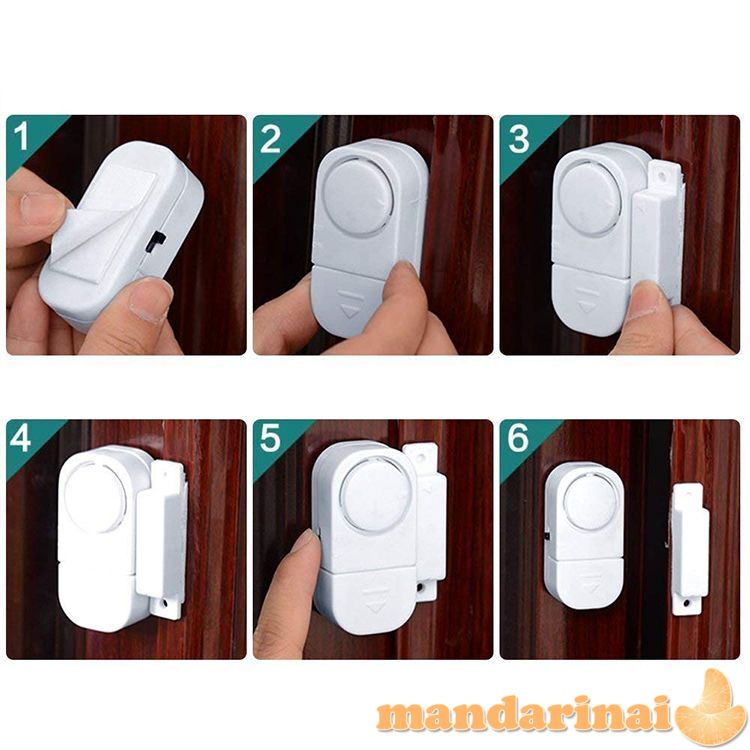 Belaidė magnetinė durų ir langų apsaugos sistema