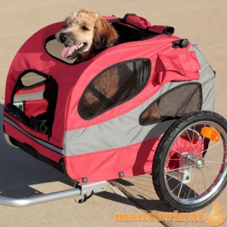 Prikabinama dviračio priekaba, MEDIUM (iki 23 kg šuniui)