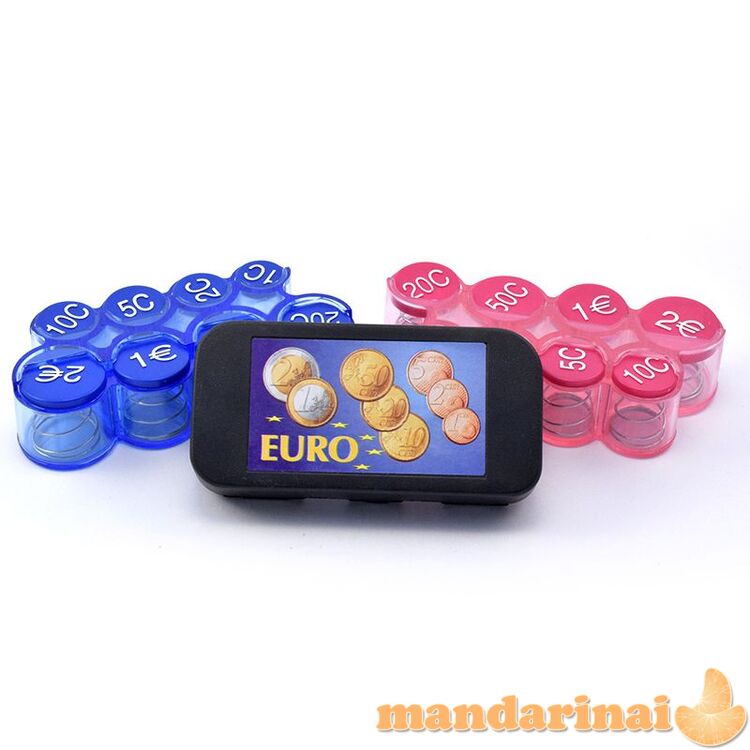 Euro monetų dėtuvės - piniginės