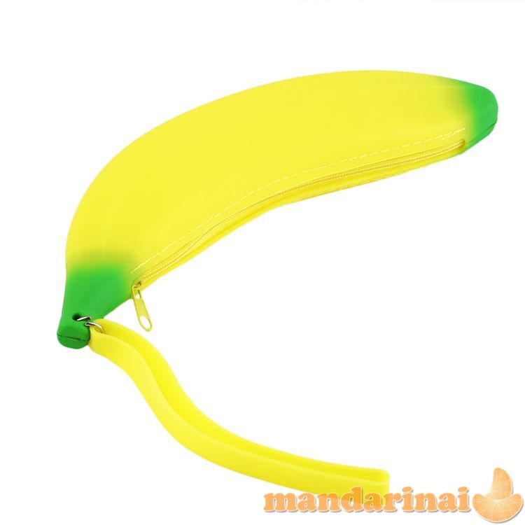 Silikoninė banano formos piniginė - penalas