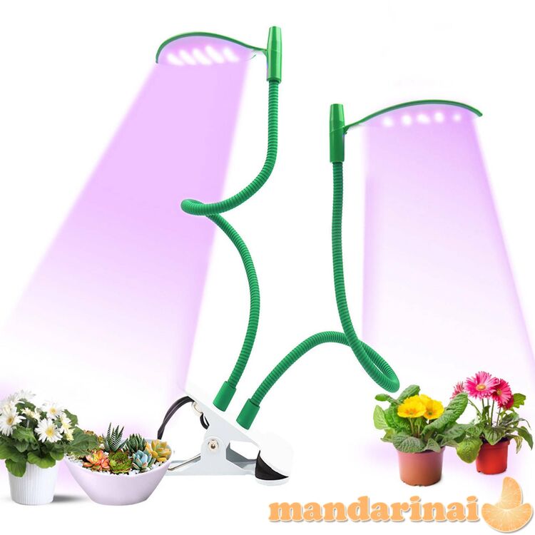 Dviguba stalinė lempa augalams su išmaniuoju valdymu