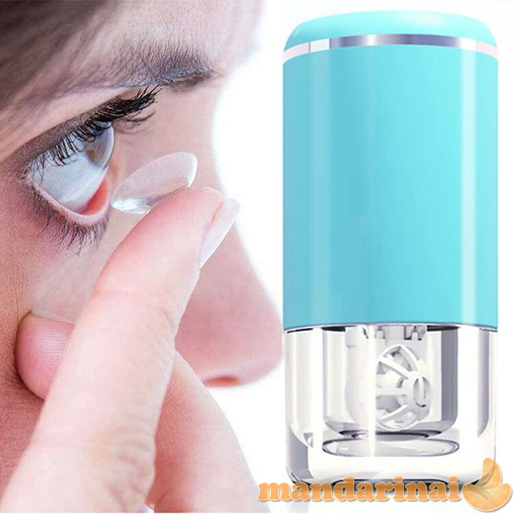 Ultragarsinis kontaktinių lęšių valymo aparatas