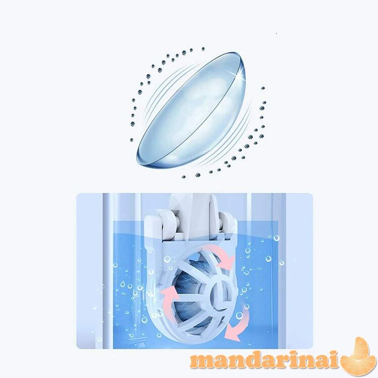 Ultragarsinis kontaktinių lęšių valymo aparatas
